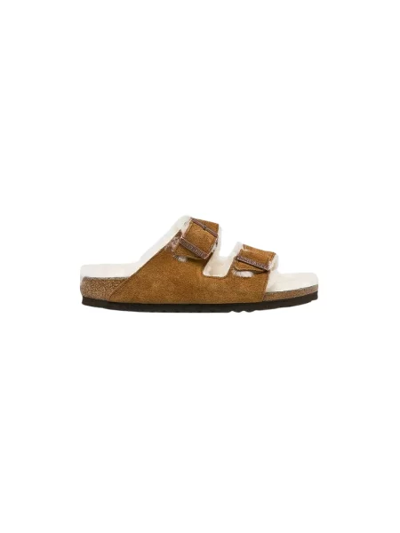 Kapcie Birkenstock brązowe