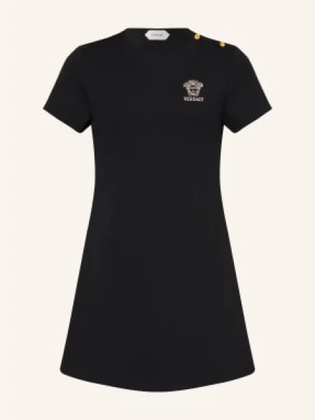 Versace Jerseyové Šaty černá