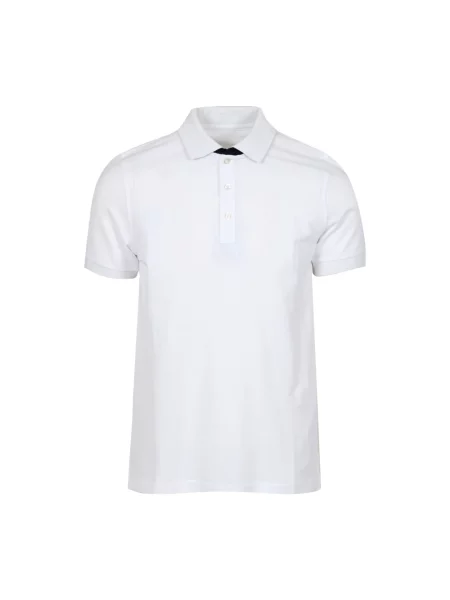 Koszulka polo Fay z kołnierzem biała