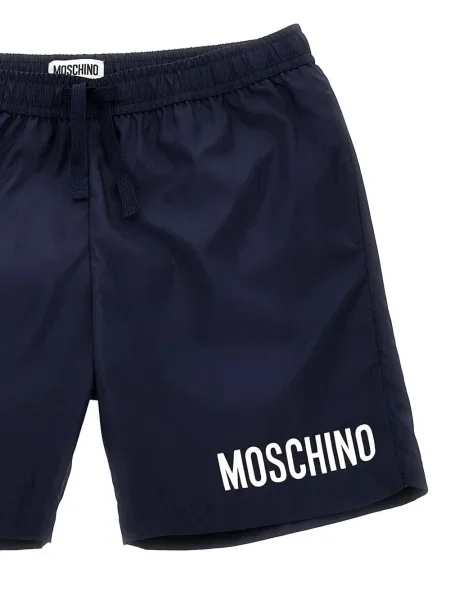 Kąpielówki dziecięce Moschino niebieskie