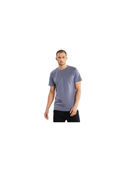 Dedicated T-shirt Stockholm Base Stone Blue Mężczyźni Koszulki Dedicated Size: S niebieski