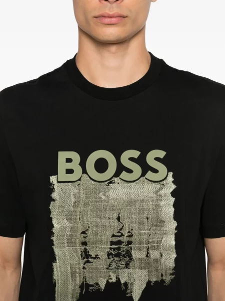 Tricou Boss cu imagine negru