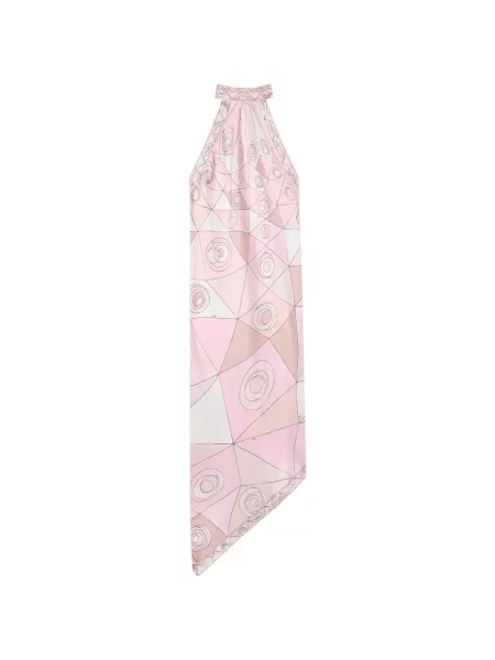 Rochie Pucci de mătase cu imagine roz