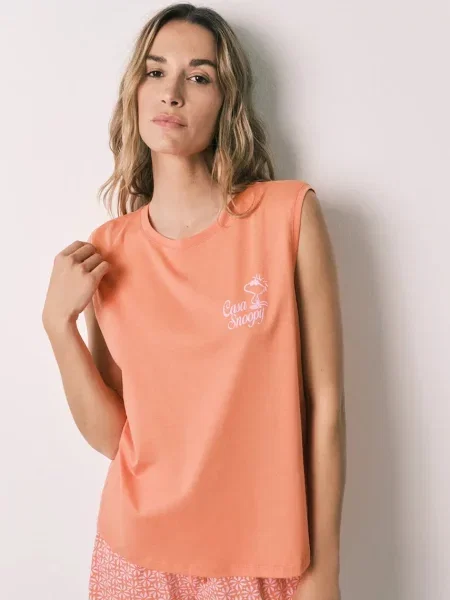 Women'secret pyžamo dámske oranžová