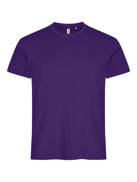 Clique Basic-T Koszulka dopasowany krój – bright lilac różowa
