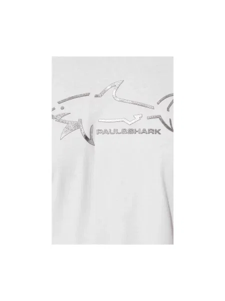 Tricou Paul & Shark alb