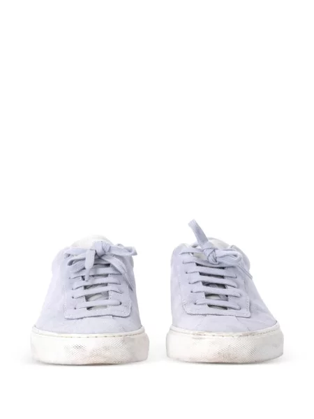 Sneakerși Common Projects din piele de căprioară albastru