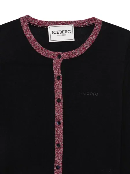 Cardigan Iceberg cu autograf negru