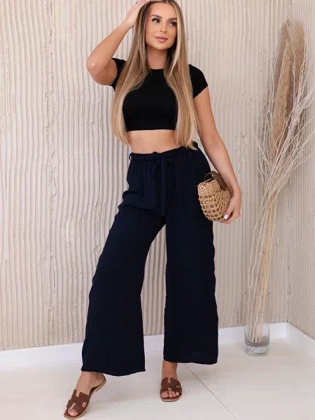 Pantaloni Kesi Włoski negru