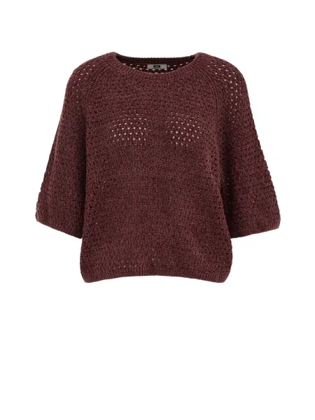 WE Fashion Pulover roşu închis