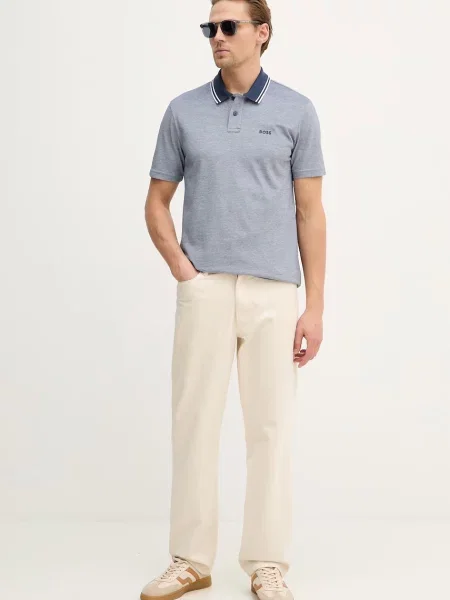 Поло Boss Orange оранжевое