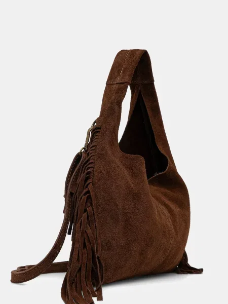 Замшева сумочка Answear.LAB коричневий