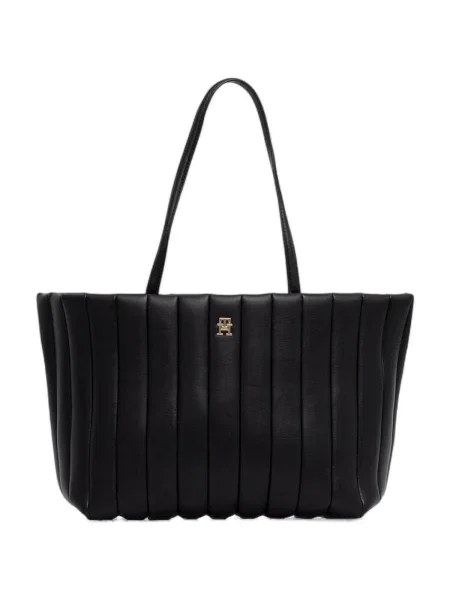 Geantă shopper Tommy Hilfiger negru