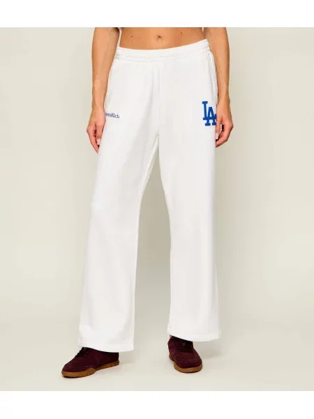 Sporty&Rich Pantaloni de trening LA Serif alb