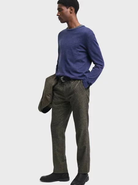 Шерстяной свитер Gant синий