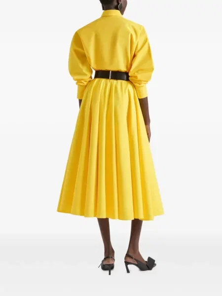 Hímzett puplin ing Givenchy sárga