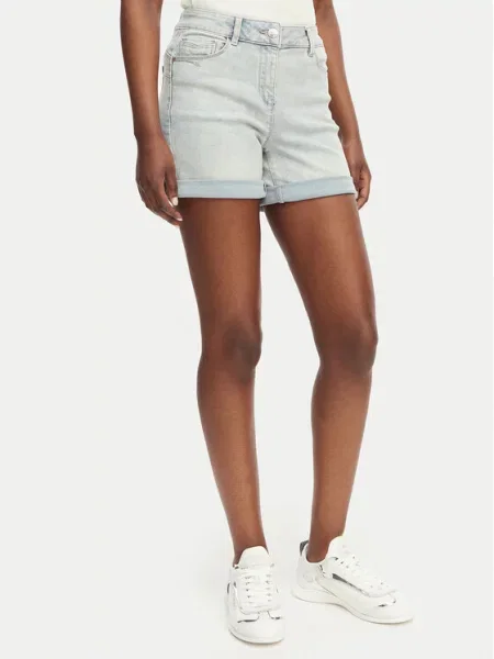 Morgan Pantaloni scurți de blugi albastru