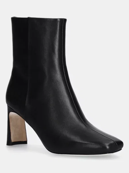 Кожени боти Marciano Guess BOOTIE EMBELLISHMENT с дебел черно