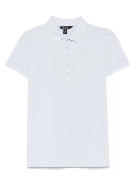 Polo Lauren Ralph Lauren cu broderie albastru