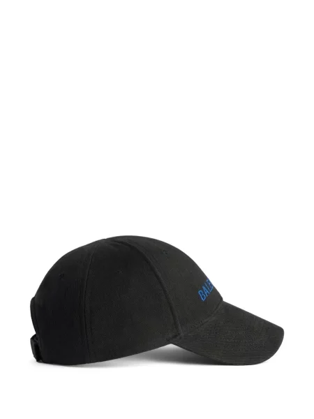 Șapcă Balenciaga cu broderie negru