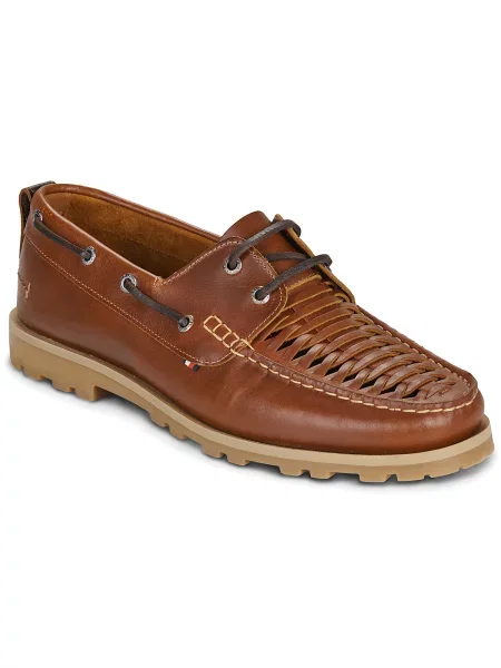 Mokasíny Tommy Hilfiger opletené hnedá
