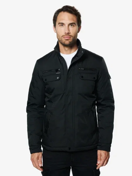 KOROSHI Geacă de primăvară-toamnă negru