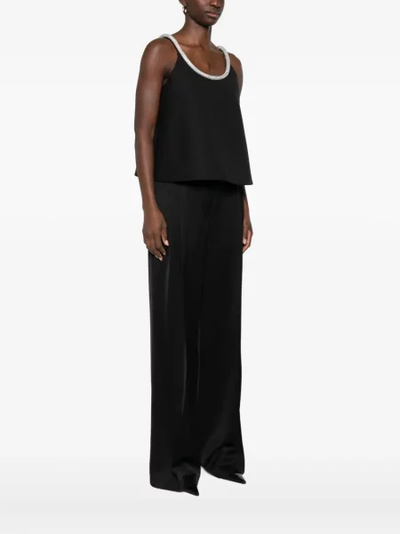 Top Róhe w kształcie litery A czarny