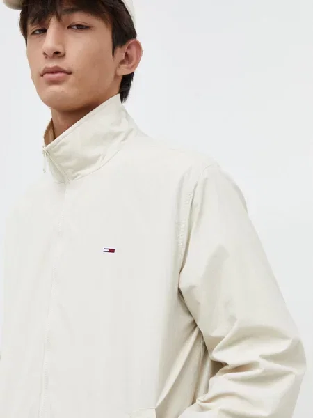 Kurtka jeansowa Tommy Jeans beżowa