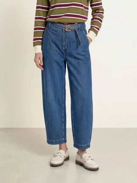 Claudie Pierlot Jeansy Typu Barrel blau niebieskie
