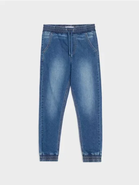 Sinsay Džíny jogger slim fit modrá