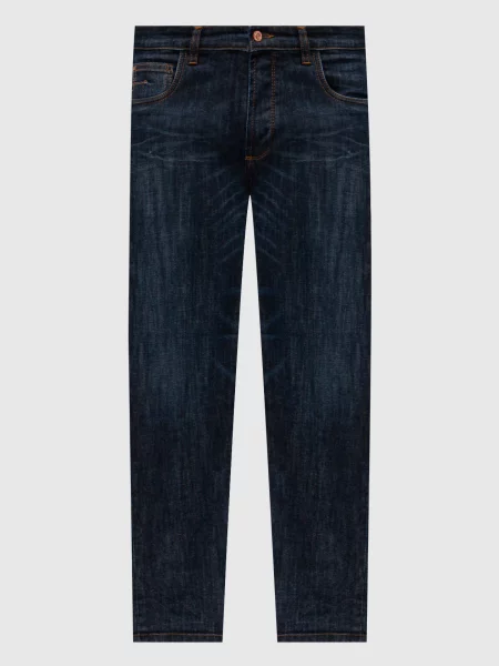 Джинси з ефектом потертості Officina 36 сині