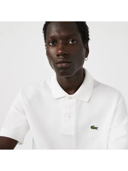Поло Lacoste белое