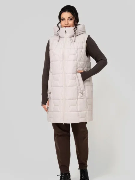 Жилет з утеплювачем All Posa білий