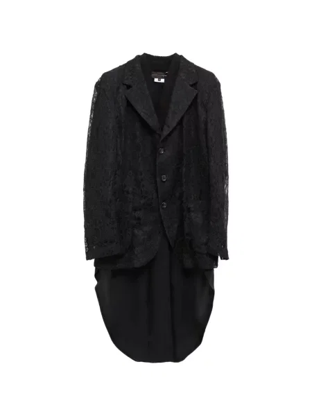Sacou Comme Des Garçons din dantelă negru