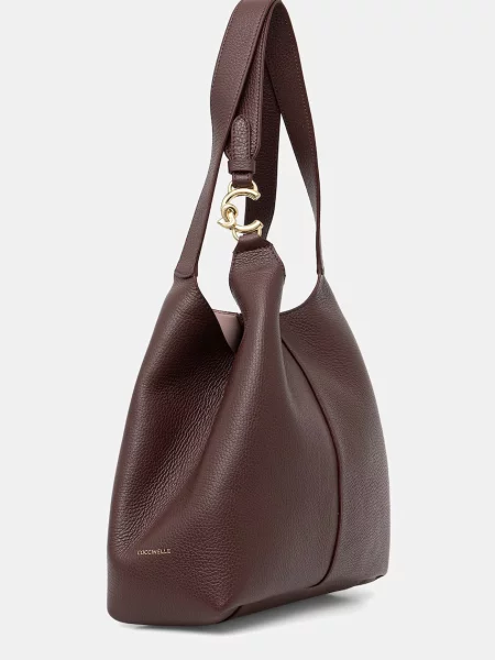 Coccinelle Bőr shopper táska + tarisznya Coccinelle C-Easy piros
