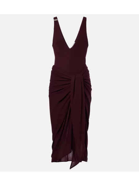 Rochie midi The Attico drapată