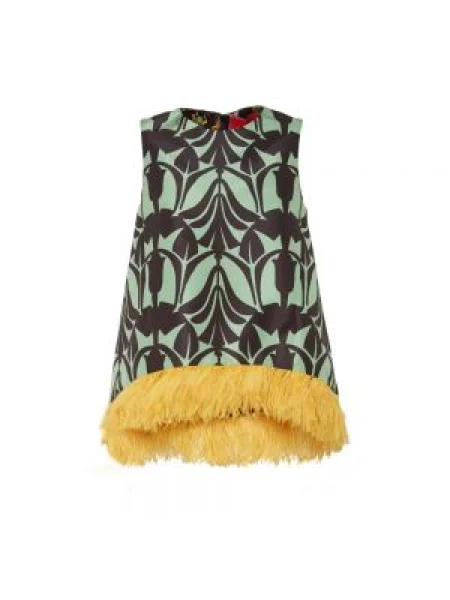 Wielobarwność top La Doublej zielony