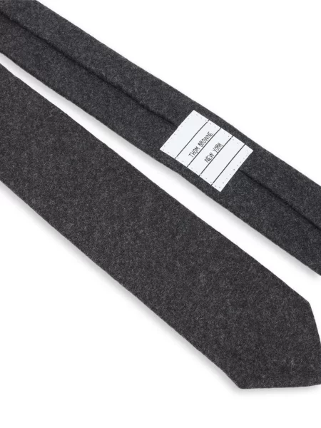 Cravată Thom Browne de lână gri