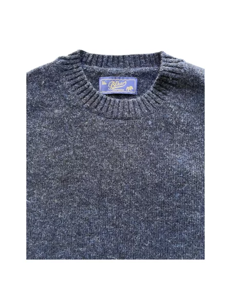 Sweter Bl'ker wełniany niebieski