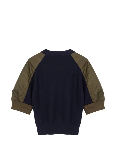 Pulover Sacai tricotate albastru