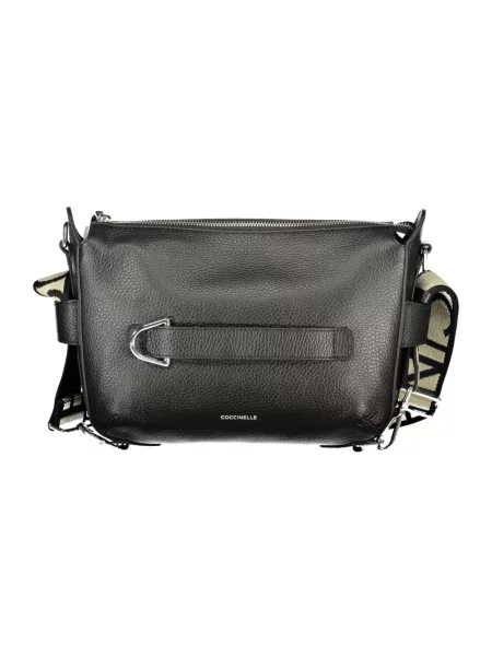 Torebka crossbody Coccinelle skórzana czarna