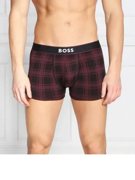 BOSS BLACK Chiloți boxer Trunk 24 Print negru