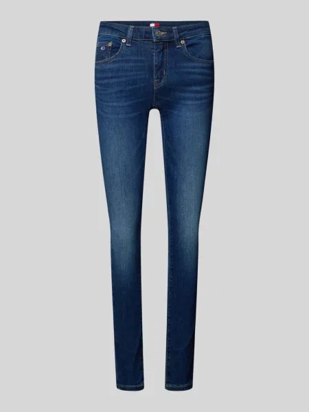 Jeansy o kroju skinny fit z 5 model ‘SOPHIE’ Tommy Jeans niebieskie