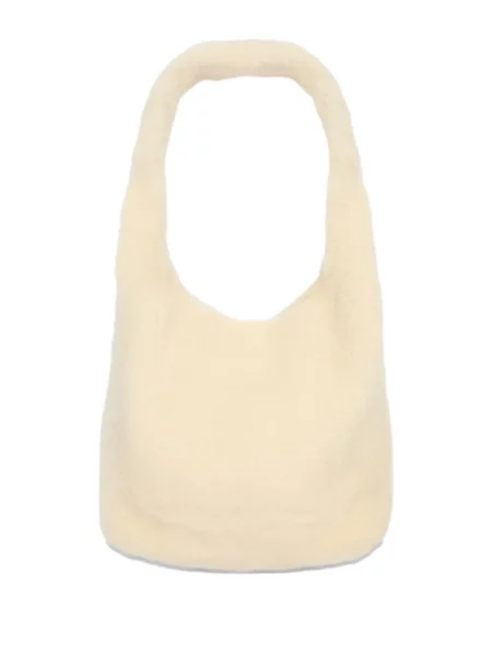 Geantă Yves Salomon din lână merinos