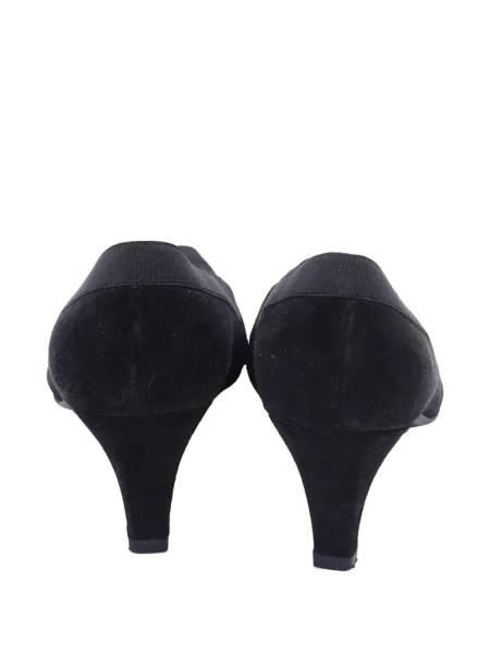 Pantofi cu toc Stuart Weitzman din piele de căprioară negru