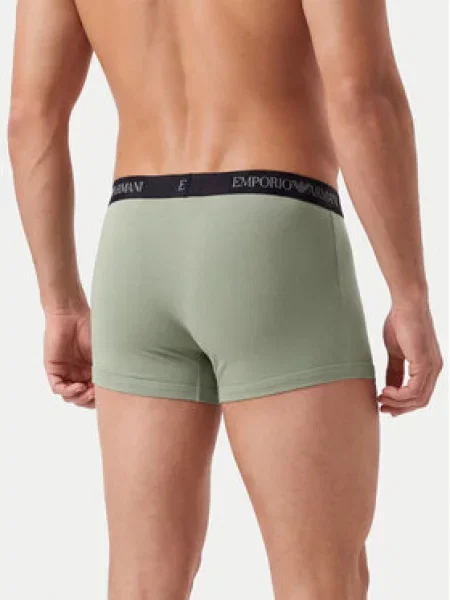 Emporio Armani Boxerky krémová / mátová / světle / černá zelená