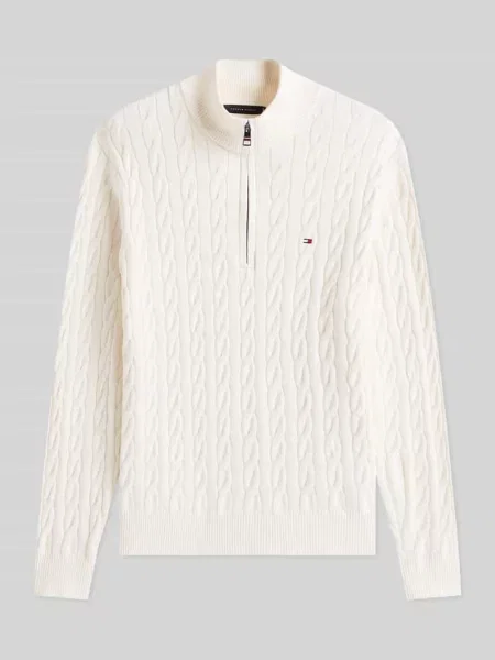 Bluza z kołnierzem o kroju regular fit z czystej bawełny Tommy Hilfiger