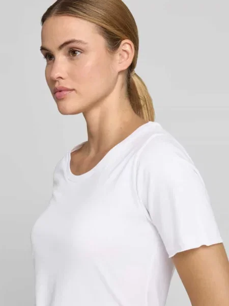 T-shirt z okrągłym dekoltem Juvia biała