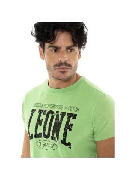 Scurt tricou Leone 1947 cu mâneci scurte verde