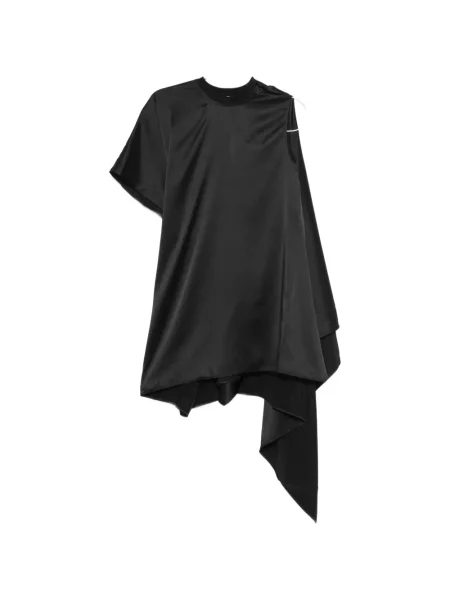 Rochie mini Coperni drapată de costum negru